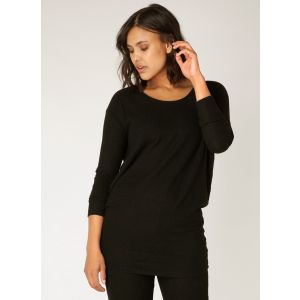 Yest Top - Yolanda Rib Black