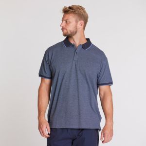 North 56˚4 Polo - Melange Blue