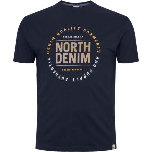 North 56˚4 T-Shirt - Circle Navy