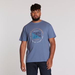 North 56˚4 T-Shirt - Circle Blue