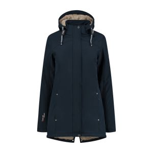 Blue Wave Winterjas - Clarissa Softshell Navy