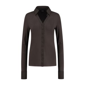 Chiarico - Blouse Liv Dark Brown