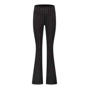 Chiarico - Flare Pants Black Chalk