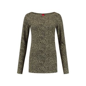 Only M - Boothals top khaki leo