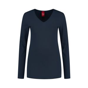 Only M - Basic V-hals top navy