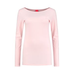 Only M - Basic boothals top roze