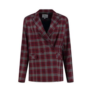 Voyar la Rue Blazer - Summer Red Tartan