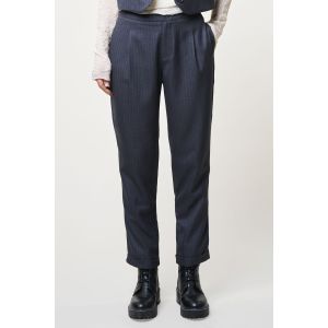 Blue Fire - Carol Relaxed Pinstripe
