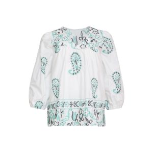 Smashed Lemon - Top Flora Paisley