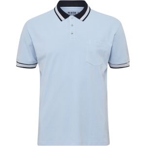 North Latitude Polo - Contrast Sky Blue