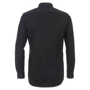Venti Body Fit Overhemd - Kent Black