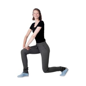 Only M - joggingbroek Felpa grijs