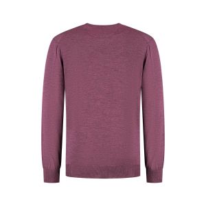 Eden Valley - Sweater Merino V-Hals Paars