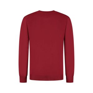 Eden Valley - Sweater Merino V-Hals Rood