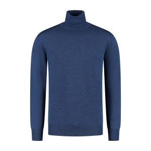 Eden Valley - Sweater Merino Col Blauw