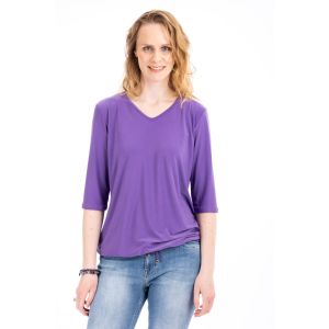 Only M - Top korte mouw violetta