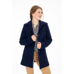 Only M - Winterjas Wol Cappotto Navy