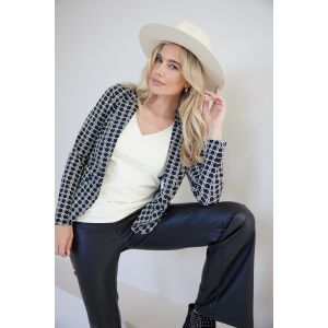 Aime Blazer - Ivy Points Print