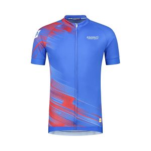 Panzeri Stelvio - Wielershirt blauw/rood