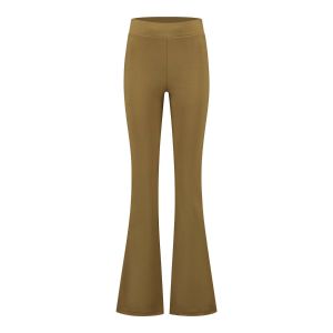 Madame Liz - Legging Flared Summer Rib Olive