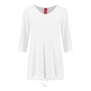 Only M - Top korte mouw Off-white
