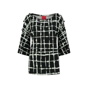 Only M - Top Button Quadro Nero