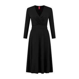 Only M - Jurk Travel Wrap Black