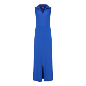 Only M - Jurk Maxi Tricot Kobalto