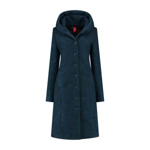 Only M - Winterjas Bouclet Petrol