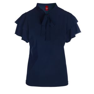 Only M - Top Sensitive Ruffle Navy