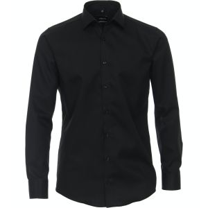 Venti Modern Fit Overhemd - Zwart