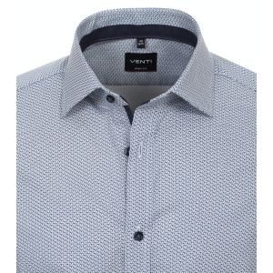 Venti Body Fit Overhemd - Pearl Blue