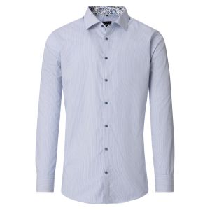 Venti Modern Fit Overhemd - Botanic Pinstripe