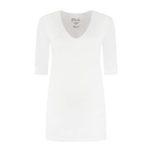 XOX - Basic Top V-Hals Offwhite